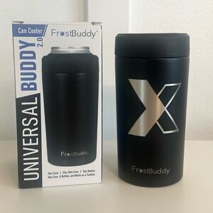Frost Buddy​ Universal Buddy Stainless Steel Insulated Can Cooler Gray Box READ
